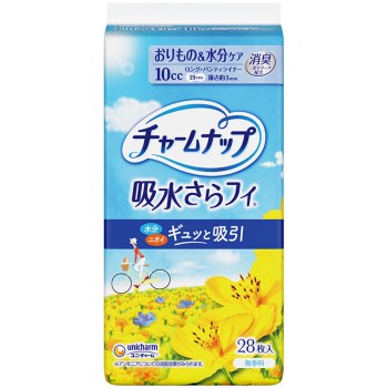 참나프 흡수 상쾌피트 롱 팬티라이너 무향 28매 유니참