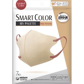 초쾌적 스마트 컬러 베이지×테라코타 7매 유니참
