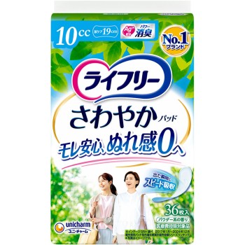 라이프리 상쾌한 패드 미량용 36매 유니참