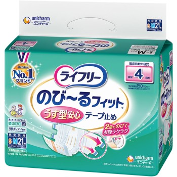 라이프리 늘어나는 피트 얇은 안심 테이프 SM 21매 유니참