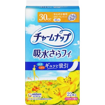 참나프 흡수 상쾌 안심 소량용 22매 유니참