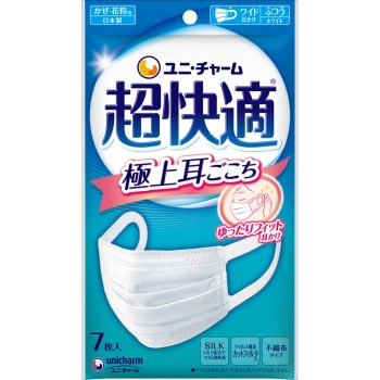 초쾌적 마스크 플리츠타입 보통사이즈 7매 유니참