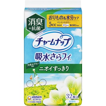 참 냅 흡수 매끄러운 극소량용 소취 타입 32매 유니참