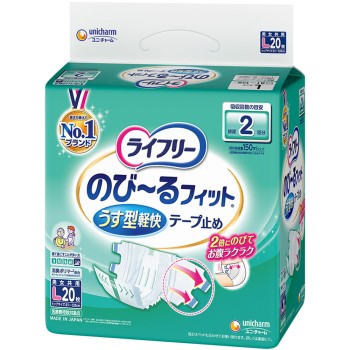 라이프리 늘어나는 피트 얇은 경쾌 테이프 L 20매 유니참