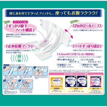 라이프리 늘어나는 피트 얇은 경쾌 테이프 L 20매 유니참