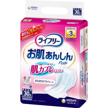 라이프리 피부 안심 소변 패드 3회 30매 유니참