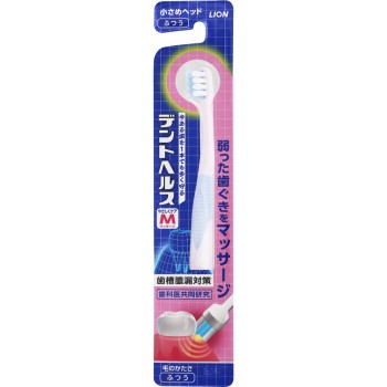 덴트헬스B 칫솔 부드럽게케어마사지 보통 1개 라이온