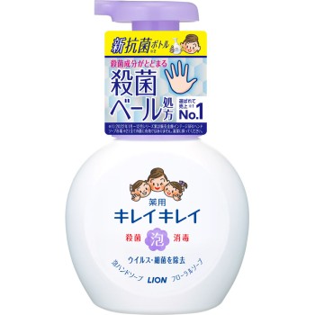 키레이 키레이 약용 폼 핸드솝 플로럴 소프향 펌프 250ml 라이온