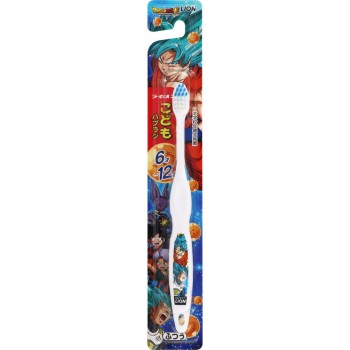 라이온 어린이 칫솔 드래곤볼 초 네이비/화이트/옐로 6-12세용 라이온