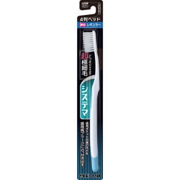 시스테마 칫솔 레귤러 4열 1개 보통 라이온