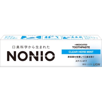 NONIO (노니오) 치약 클리어 허브 민트 치약 30g 라이온