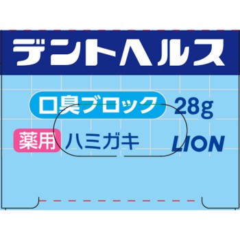 덴트 헬스 약용 치약 구취 블록 28g 라이온