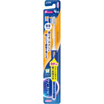 클리니카 PRO (프로) 칫솔 4열 초컴팩트 1개 칫솔 부드러운 라이온