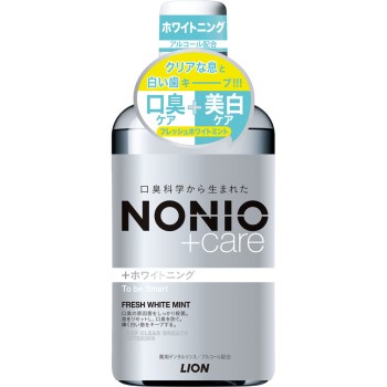 NONIO 플러스 화이트닝 덴탈 린스 마우스워시 600ml 라이온
