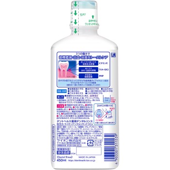 덴트헬스 약용 덴탈린스 450ml 라이온