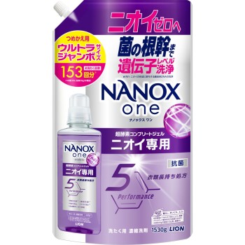 NANOX one 냄새 전용 리필용 울트라 점보 1530g 라이온