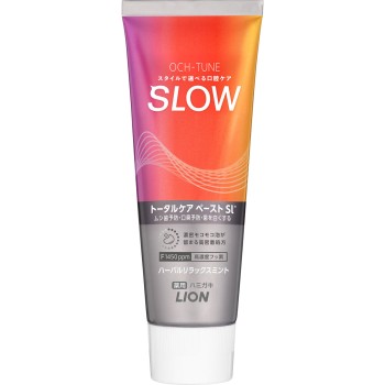 OCH-TUNE 치약 SLOW 허벌 릴랙스 민트 130g 라이온
