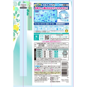 소프란 프리미엄 소취 프레쉬 그린 아로마향 본체 510ml 라이온