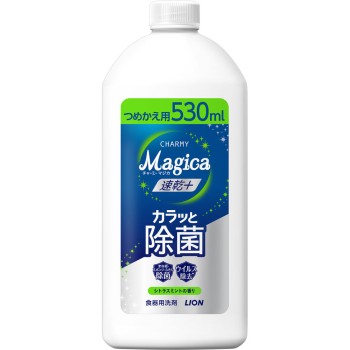 CHARMY Magica 속건+ (플러스) 살균 제균 시트러스 민트 향 리필용 530ml 라이온