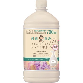 키레이키레이 약용 핸드 컨디셔닝 소프 따뜻한 햇살 향 리필용 대형 700ml 라이온
