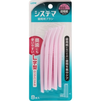 시스테마 치간용 덴탈브러시 8개 치간 브러시 SSS 라이온