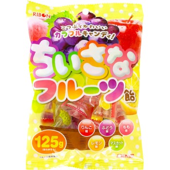 작은 과일 캔디 125g