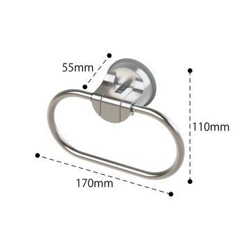 타올 걸이 젤 흡착 1개입 레크