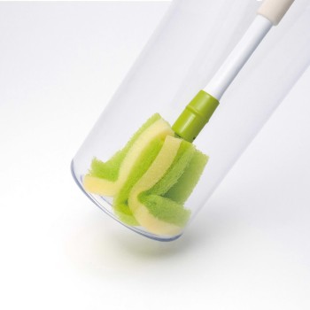 격렬히 떨어지는 보틀 세척 신축 비즈 스폰지 포함 1개 레크