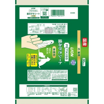 PETKISS 양치 시트 30매 라이온 상사