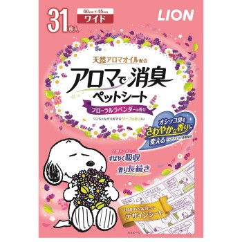 아로마 소취 펫 시트 와이드 31매 라이온상사