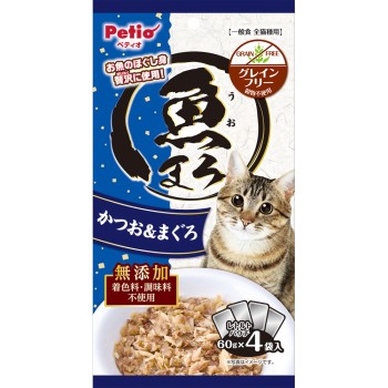 사카나마로 가다랑어&참치 60g×4봉투 페티오