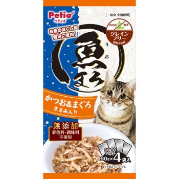 피쉬 마로 가다랑어&참치 닭 안심 함유 60g×4봉