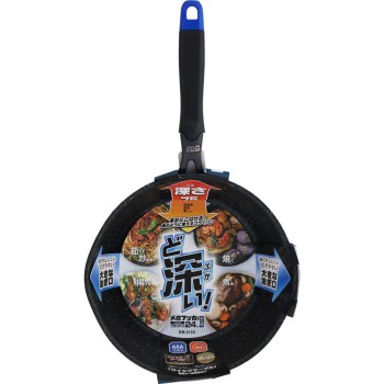 메가후카 NEO 프라이팬 IH 대응 24cm 블루 와헤이프레이즈