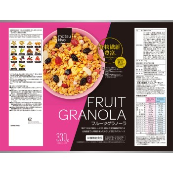 matsukiyo 과일 그래놀라 330g