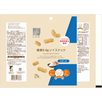 matsukiyo LAB 당질 9.8g 소이 스낵 우마시오 29g
