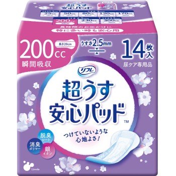 리프레 안심 패드 200cc 14매 리브도 코퍼레이션