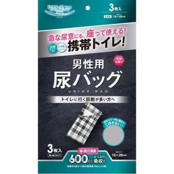 닥터즈 원 남성용 소변 백 3매 다이이치 위생재료