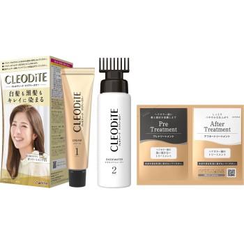 크레오디테 클리어리컬러(흰머리용) 시어베이지 72g+72ml 다리야