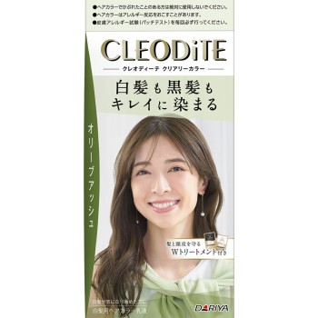 크레오디테 클리어리 컬러 (흰머리용) 올리브 애쉬 72g+72ml 다리야