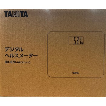타니타 디지털 체중계 HD670WH 1대 타니타