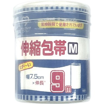 긴 신축 붕대 M 7.5cm×9m 다이이