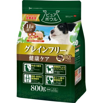 퓨어 볼 그레인 프리 11세 이상 성견용 800g 펫 라이브러리