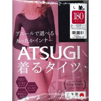 입는 타이츠 180데니어 8분소매 이너 L 블랙 아츠기