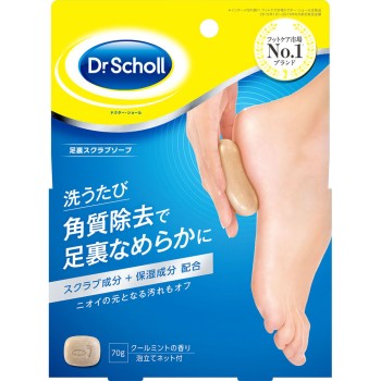 닥터쇼 발바닥 스크럽 비누 70g Scholls Wellness Co