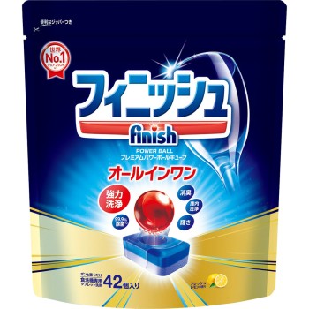 피니쉬 프리미엄 파워볼 큐브 올인원 42개 레킷벤키저 재팬