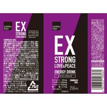 matsukiyo EXSTRONG 에너지 LOVE&PEACE 250ml