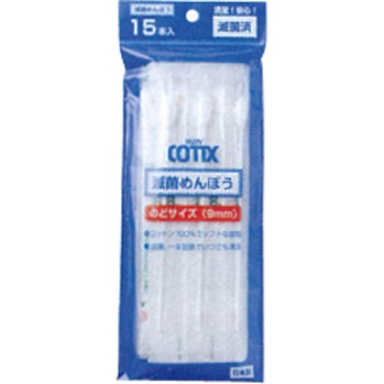 멸균 면봉 (목 사이즈) 15개입 산요