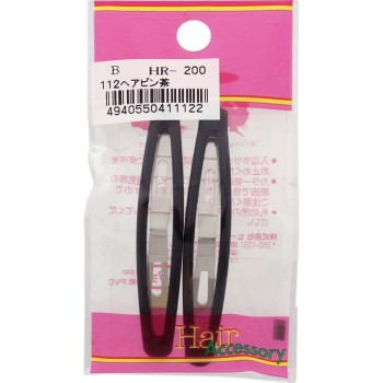 B112 헤어 핀 브라운 A 히어로