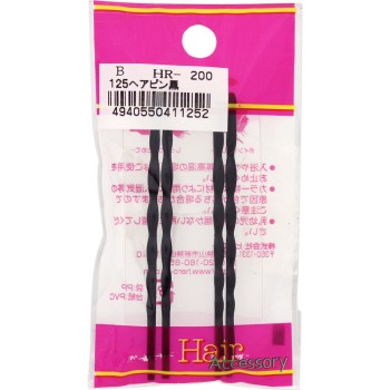 B125 헤어 핀 블랙 A 히어로
