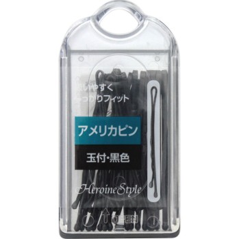 아메리카 핀 구슬부착 블랙 B217 히어로